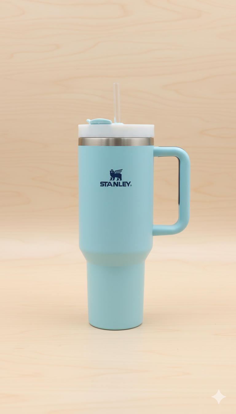 Stanley-Style 40oz Insulated Tumbler – Premium Stainless Steel - Blue